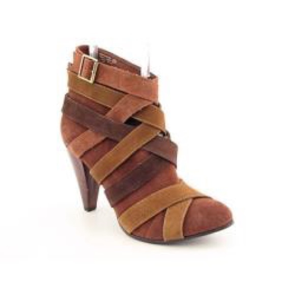 Naughty Monkey Exhibitionist Ankle Boot Brown 8 - Picture 2 of 16